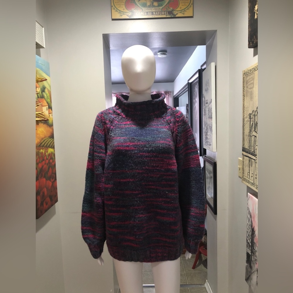 Multicolor Knit Women's Sweater
OOAK Handmade
